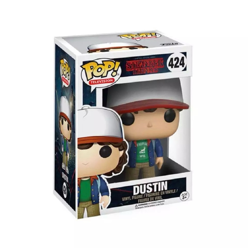 Funko Pop! Television Stranger Things “Dustin” 424 NEW NIB